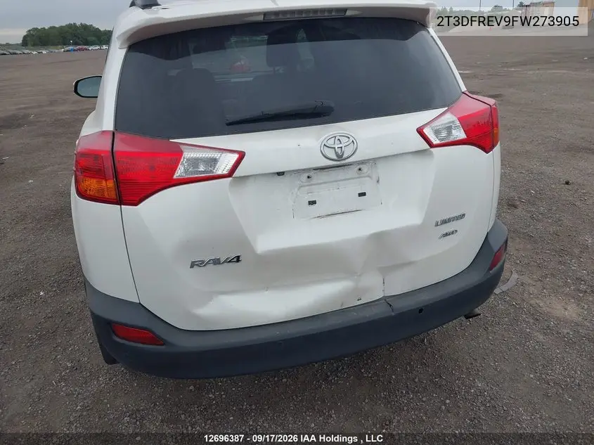 2015 TOYOTA RAV 4 VIN 2T3DFREV9FW273905 — фото 6