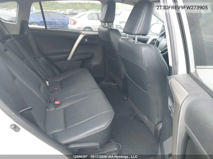 2015 TOYOTA RAV 4 VIN 2T3DFREV9FW273905 — фото 8
