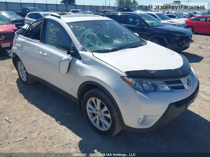 2015 TOYOTA RAV 4 VIN 2T3DFREV1FW361945 — фото 20
