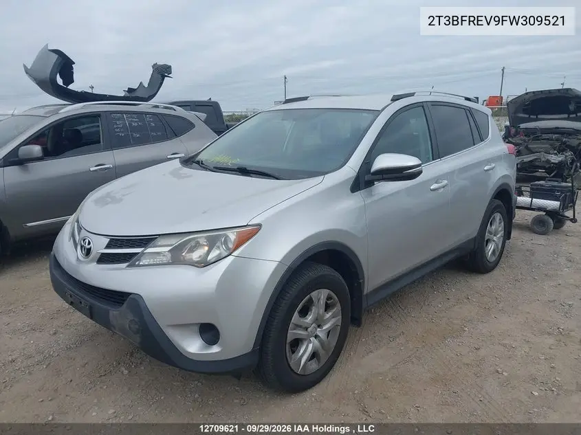 2015 TOYOTA RAV 4 VIN 2T3BFREV9FW309521 — фото 2