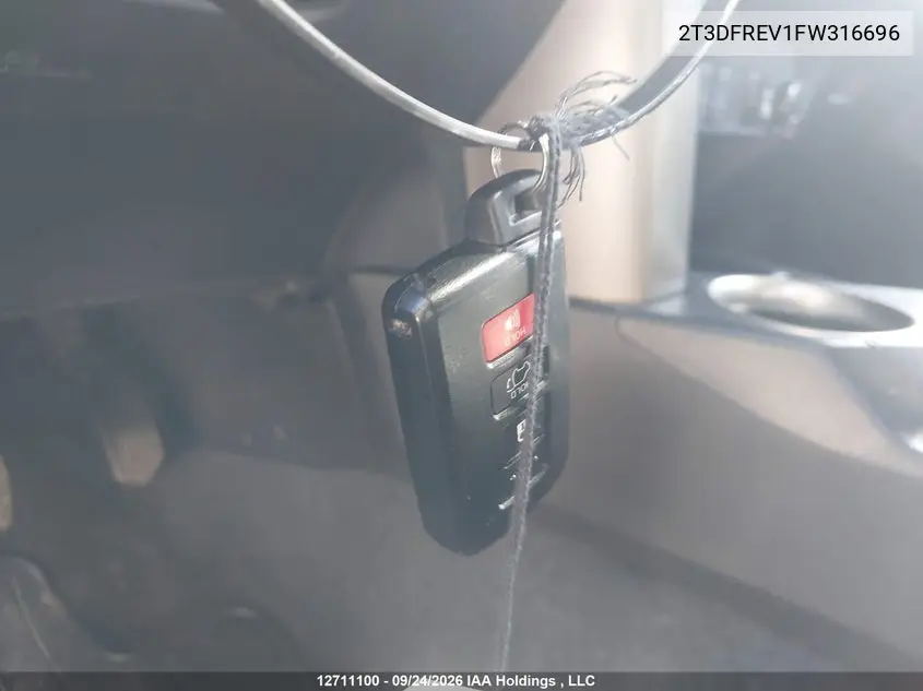 2015 TOYOTA RAV 4 VIN 2T3DFREV1FW316696 — фото 11