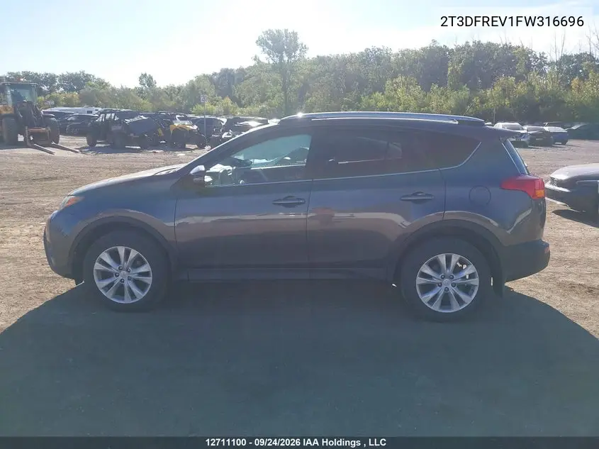 2015 TOYOTA RAV 4 VIN 2T3DFREV1FW316696 — фото 14
