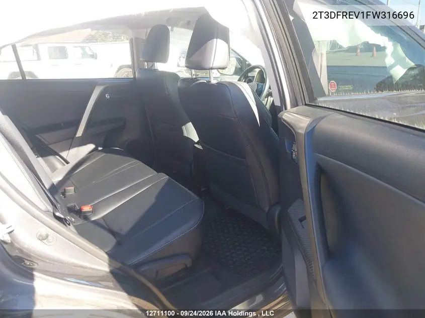 2015 TOYOTA RAV 4 VIN 2T3DFREV1FW316696 — фото 8
