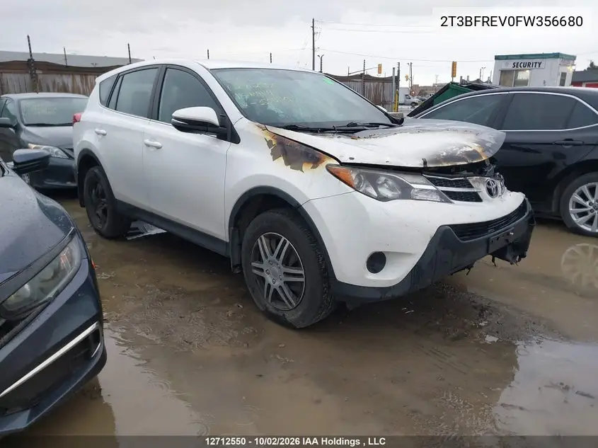 TOYOTA RAV 4 2015, VIN 2T3BFREV0FW356680