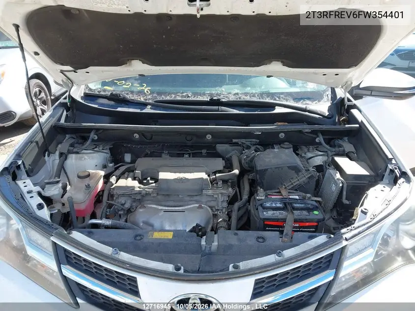 2015 TOYOTA RAV 4 VIN 2T3RFREV6FW354401 — фото 10
