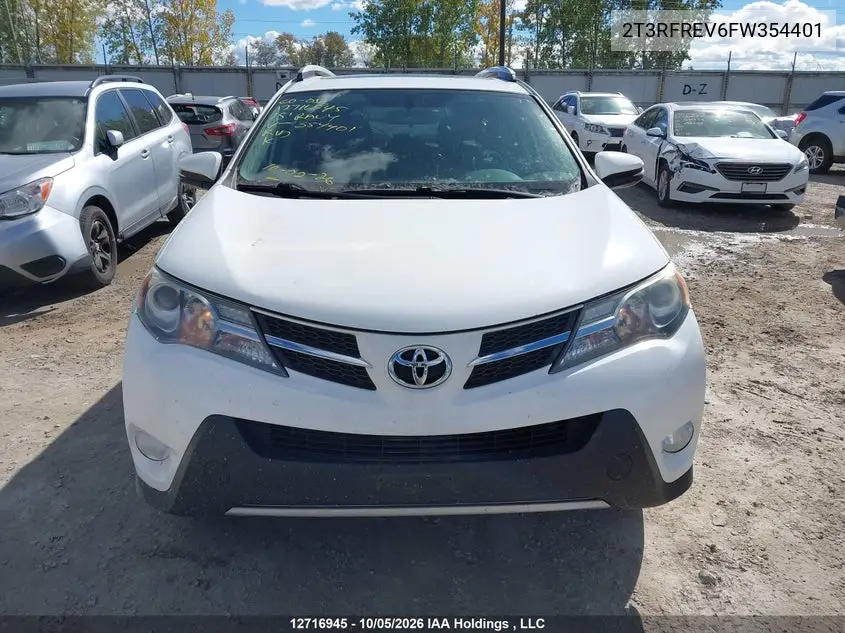 2015 TOYOTA RAV 4 VIN 2T3RFREV6FW354401 — фото 12