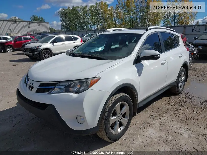 2015 TOYOTA RAV 4 VIN 2T3RFREV6FW354401 — фото 2