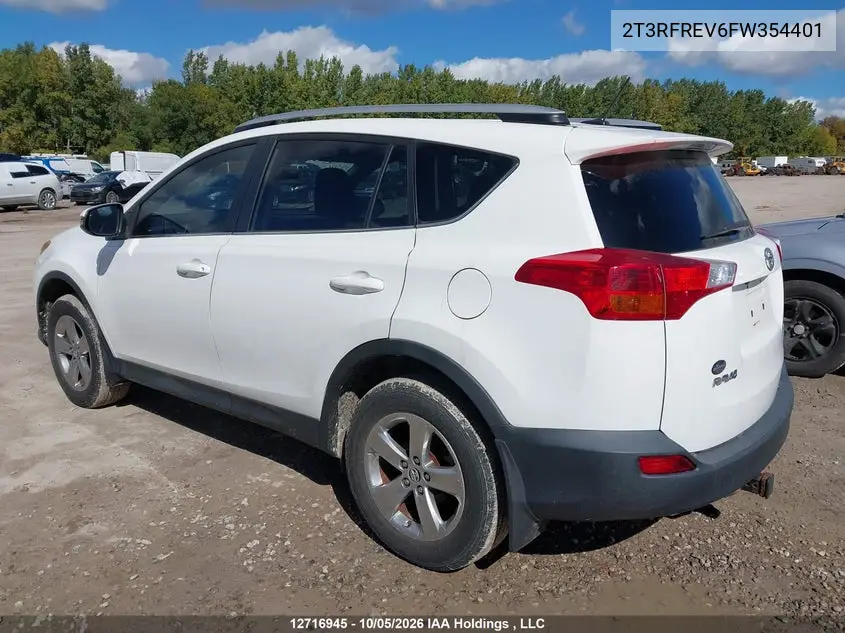 2015 TOYOTA RAV 4 VIN 2T3RFREV6FW354401 — фото 3