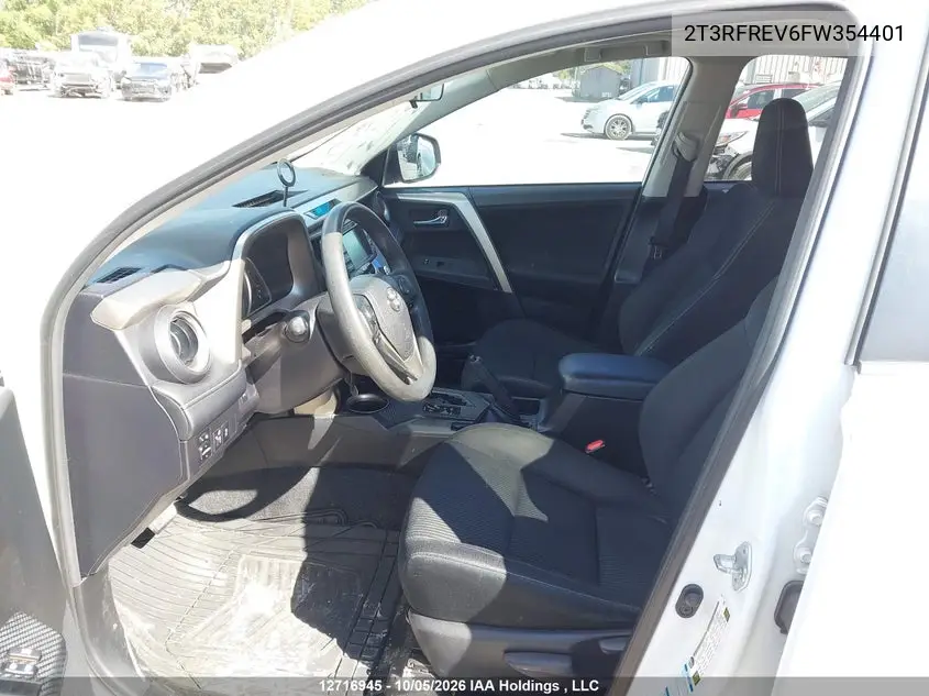 2015 TOYOTA RAV 4 VIN 2T3RFREV6FW354401 — фото 5