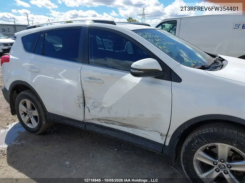 2015 TOYOTA RAV 4 VIN 2T3RFREV6FW354401 — фото 6