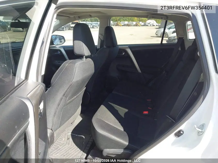 2015 TOYOTA RAV 4 VIN 2T3RFREV6FW354401 — фото 8