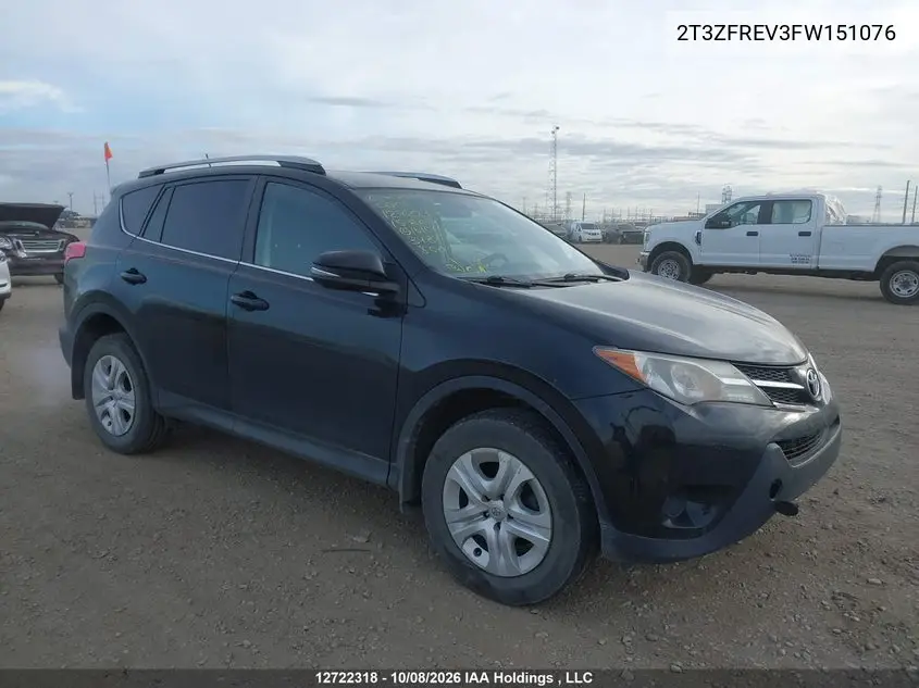 TOYOTA RAV 4 2015, VIN 2T3ZFREV3FW151076