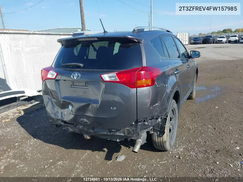 2015 TOYOTA RAV 4 VIN 2T3ZFREV4FW157985 — фото 4