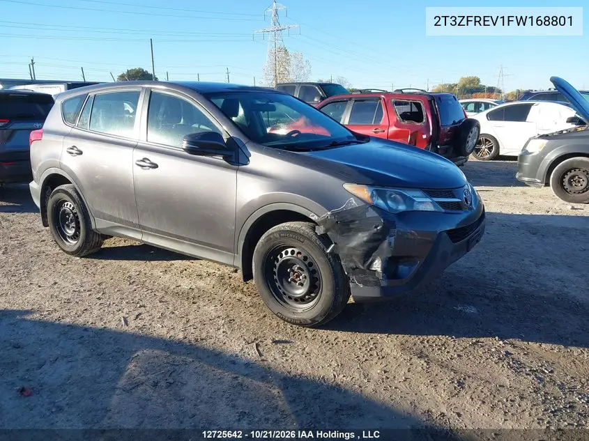 TOYOTA RAV 4 2015, VIN 2T3ZFREV1FW168801