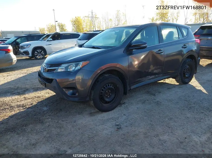 2015 TOYOTA RAV 4 VIN 2T3ZFREV1FW168801 — фото 2