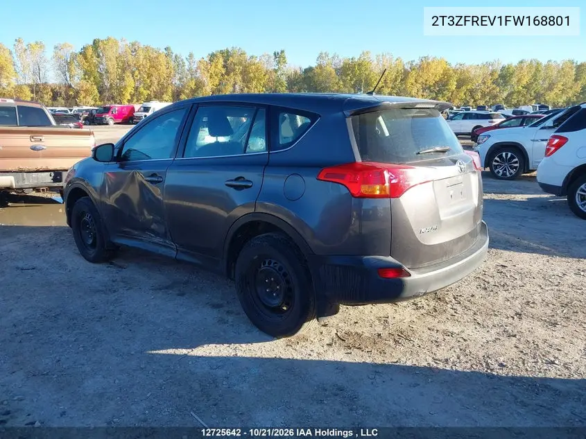 2015 TOYOTA RAV 4 VIN 2T3ZFREV1FW168801 — фото 3