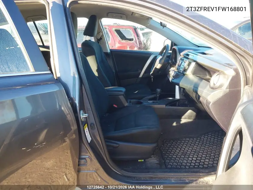 2015 TOYOTA RAV 4 VIN 2T3ZFREV1FW168801 — фото 5