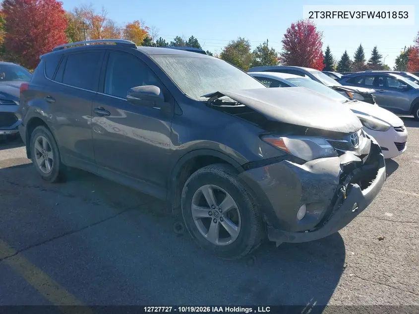 TOYOTA RAV 4 2015, VIN 2T3RFREV3FW401853