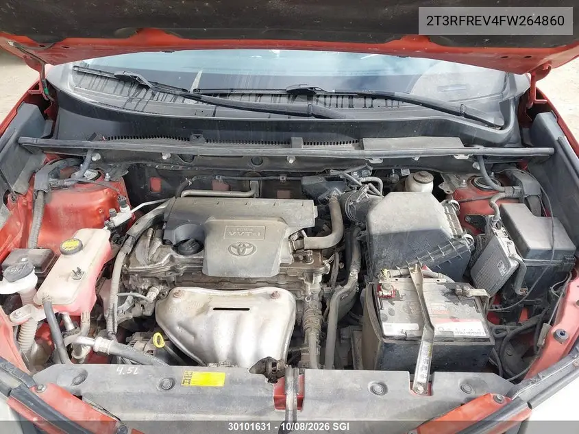 2015 TOYOTA RAV 4 VIN 2T3RFREV4FW264860 — фото 10
