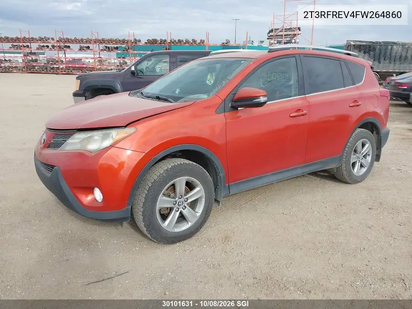 2015 TOYOTA RAV 4 VIN 2T3RFREV4FW264860 — фото 2