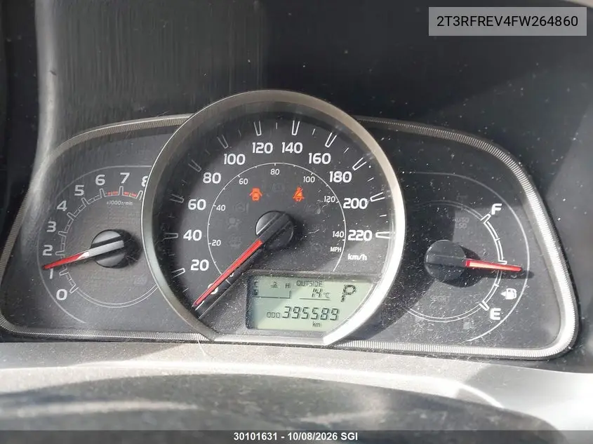 2015 TOYOTA RAV 4 VIN 2T3RFREV4FW264860 — фото 7