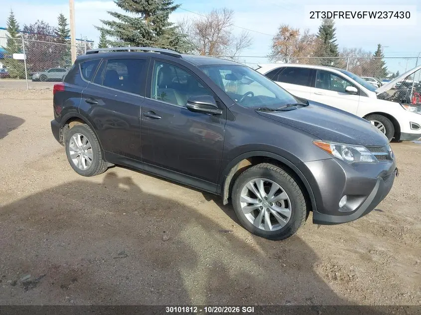 TOYOTA RAV 4 2015, VIN 2T3DFREV6FW237430