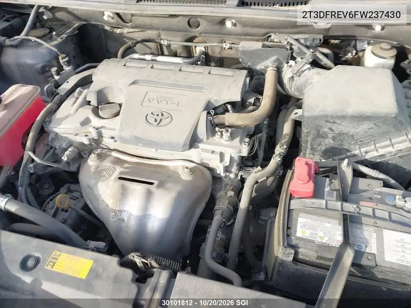 2015 TOYOTA RAV 4 VIN 2T3DFREV6FW237430 — фото 10
