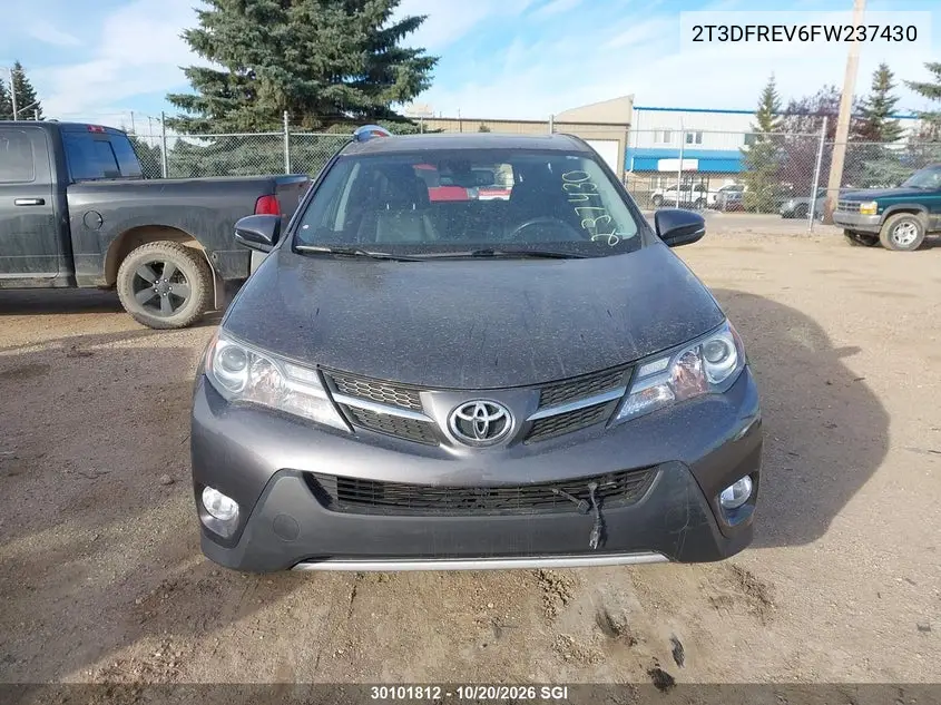 2015 TOYOTA RAV 4 VIN 2T3DFREV6FW237430 — фото 12