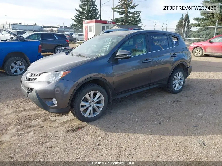 2015 TOYOTA RAV 4 VIN 2T3DFREV6FW237430 — фото 2