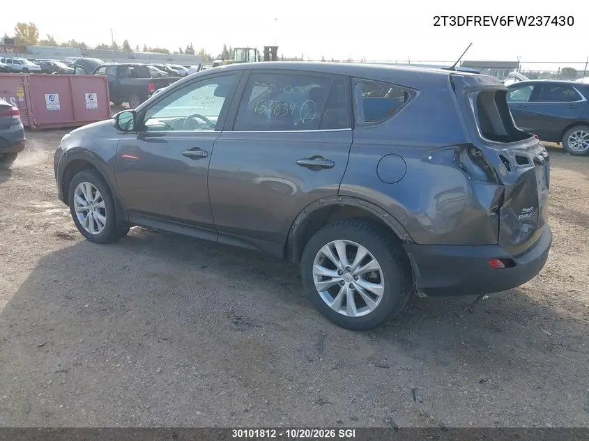 2015 TOYOTA RAV 4 VIN 2T3DFREV6FW237430 — фото 3