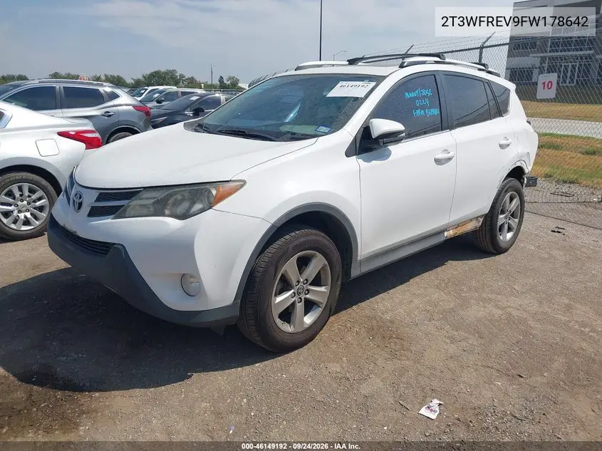 2015 TOYOTA RAV 4 VIN 2T3WFREV9FW178642 — фото 2