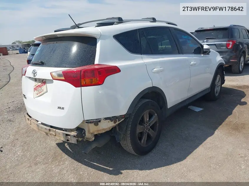 2015 TOYOTA RAV 4 VIN 2T3WFREV9FW178642 — фото 4