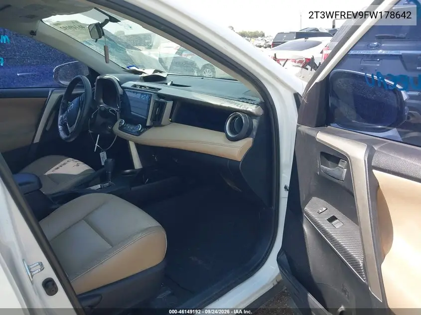2015 TOYOTA RAV 4 VIN 2T3WFREV9FW178642 — фото 5