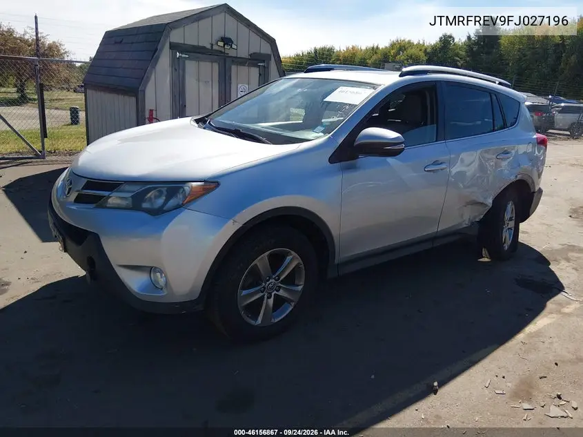 2015 TOYOTA RAV 4 VIN JTMRFREV9FJ027196 — фото 2