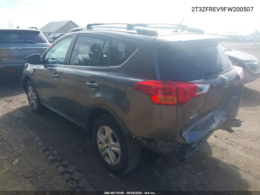 2015 TOYOTA RAV 4 VIN 2T3ZFREV9FW200507 — фото 3
