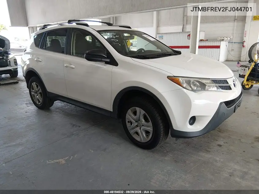 TOYOTA RAV 4 2015, VIN JTMBFREV2FJ044701