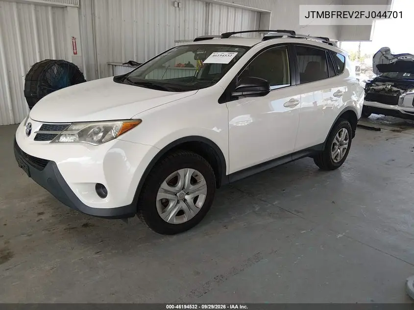 2015 TOYOTA RAV 4 VIN JTMBFREV2FJ044701 — фото 2
