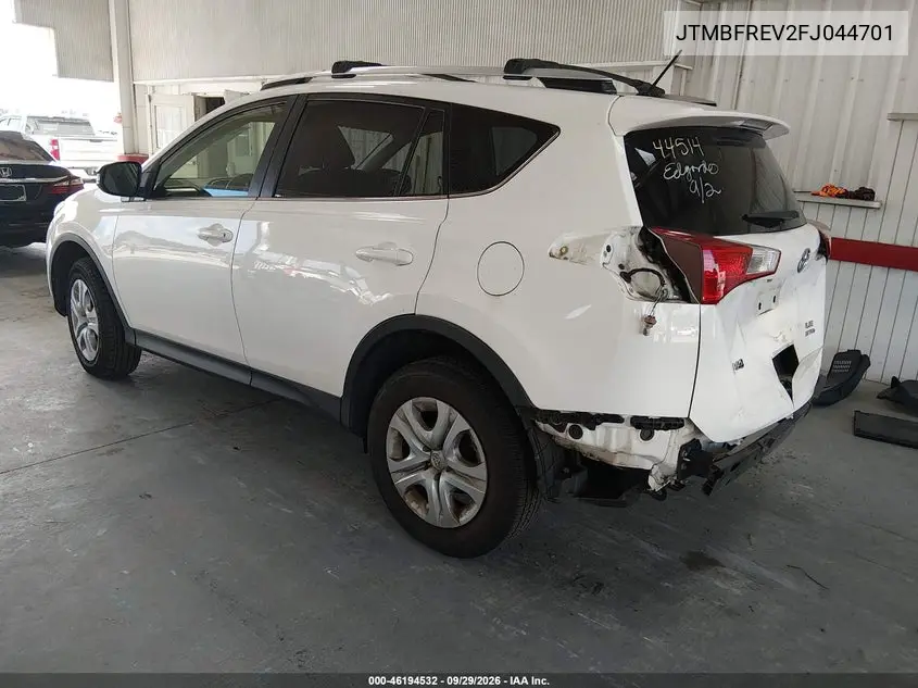 2015 TOYOTA RAV 4 VIN JTMBFREV2FJ044701 — фото 3