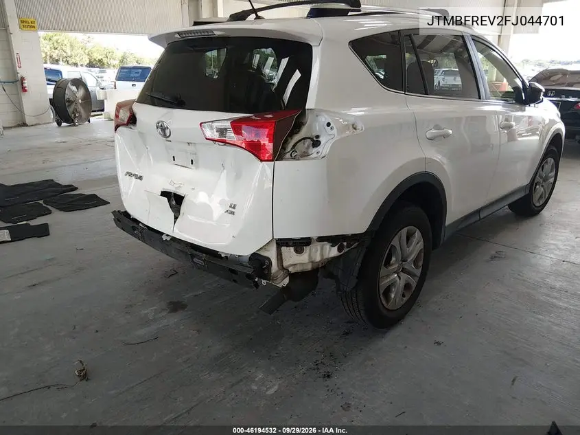 2015 TOYOTA RAV 4 VIN JTMBFREV2FJ044701 — фото 4