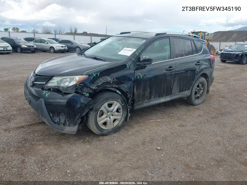 2015 TOYOTA RAV 4 VIN 2T3BFREV5FW345190 — фото 2