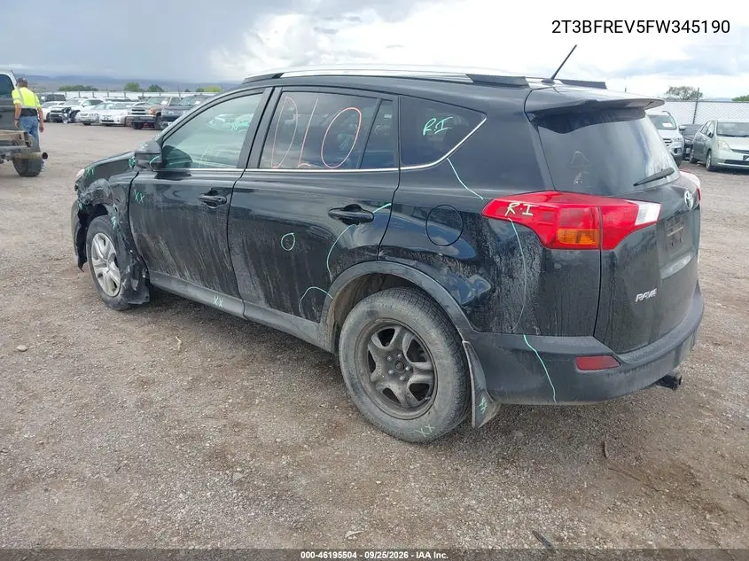 2015 TOYOTA RAV 4 VIN 2T3BFREV5FW345190 — фото 3