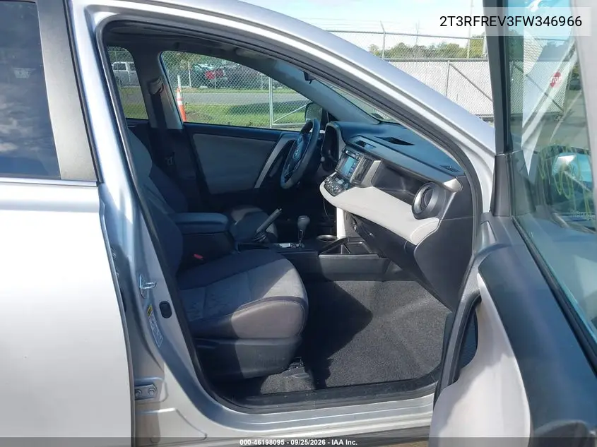 2015 TOYOTA RAV 4 VIN 2T3RFREV3FW346966 — фото 5