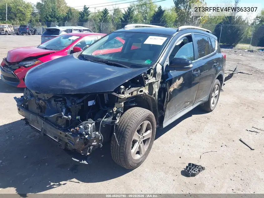 2015 TOYOTA RAV 4 VIN 2T3RFREV4FW363307 — фото 2