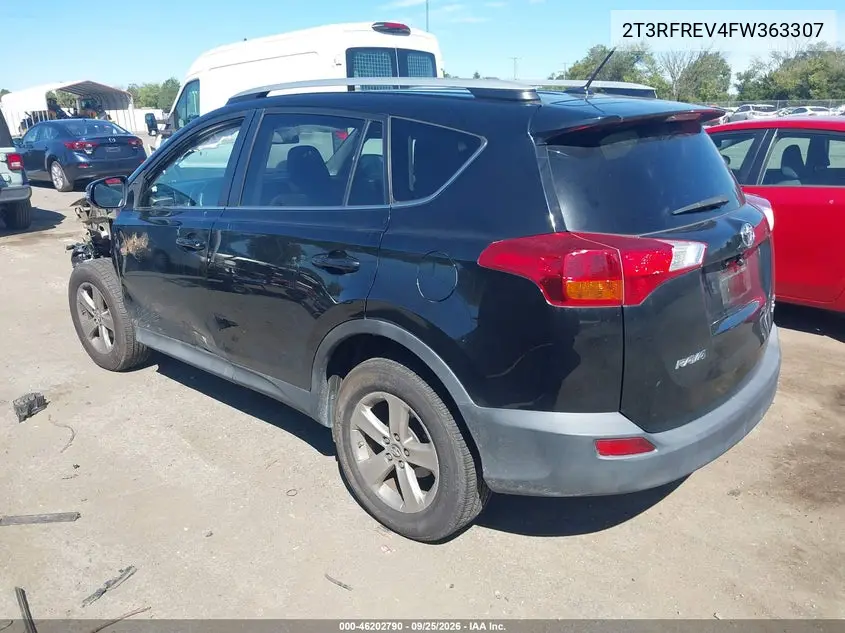 2015 TOYOTA RAV 4 VIN 2T3RFREV4FW363307 — фото 3