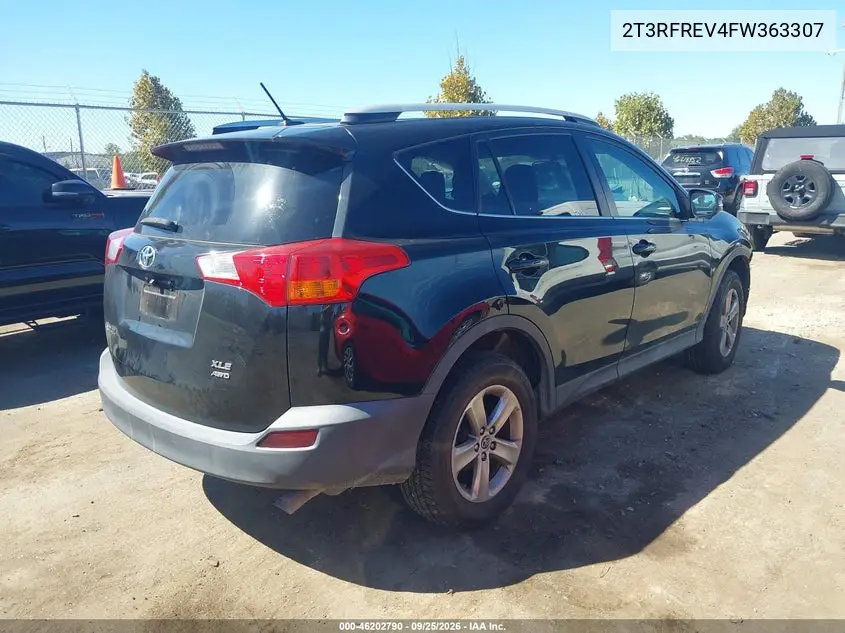 2015 TOYOTA RAV 4 VIN 2T3RFREV4FW363307 — фото 4