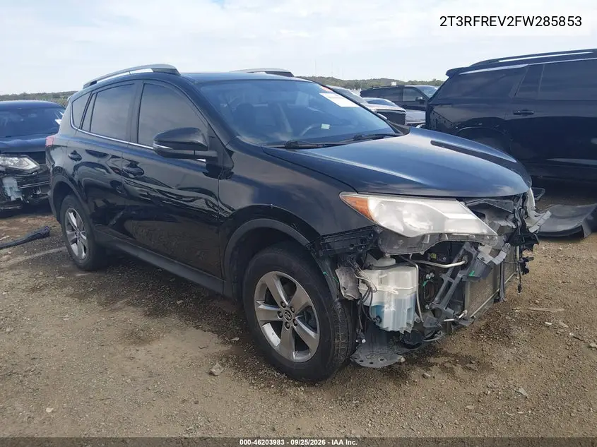 TOYOTA RAV 4 2015, VIN 2T3RFREV2FW285853