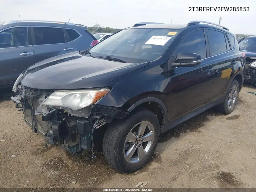 2015 TOYOTA RAV 4 VIN 2T3RFREV2FW285853 — фото 2