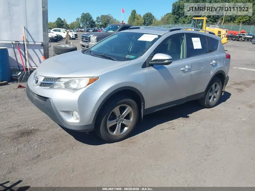 2015 TOYOTA RAV 4 VIN JTMRFREV7FD111323 — фото 2