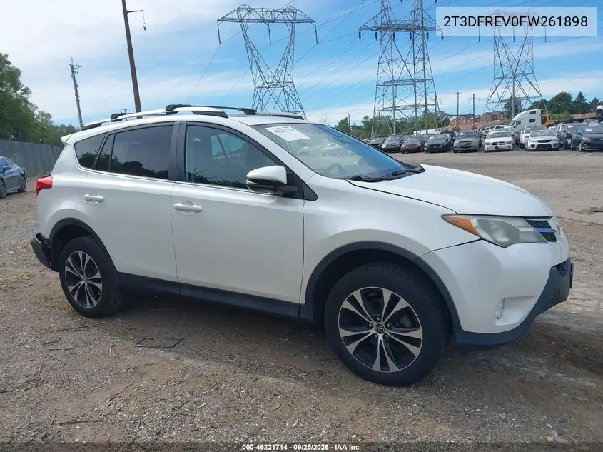 TOYOTA RAV 4 2015, VIN 2T3DFREV0FW261898