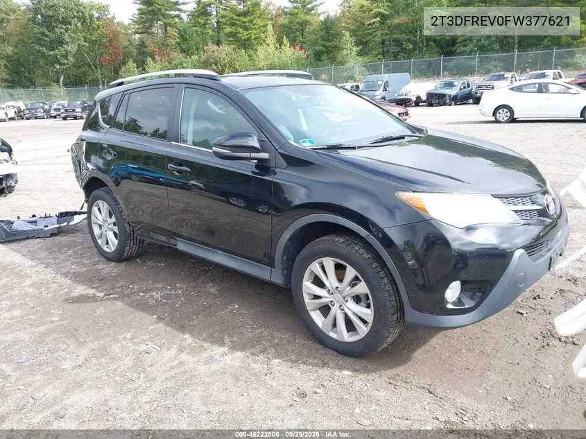 TOYOTA RAV 4 2015, VIN 2T3DFREV0FW377621